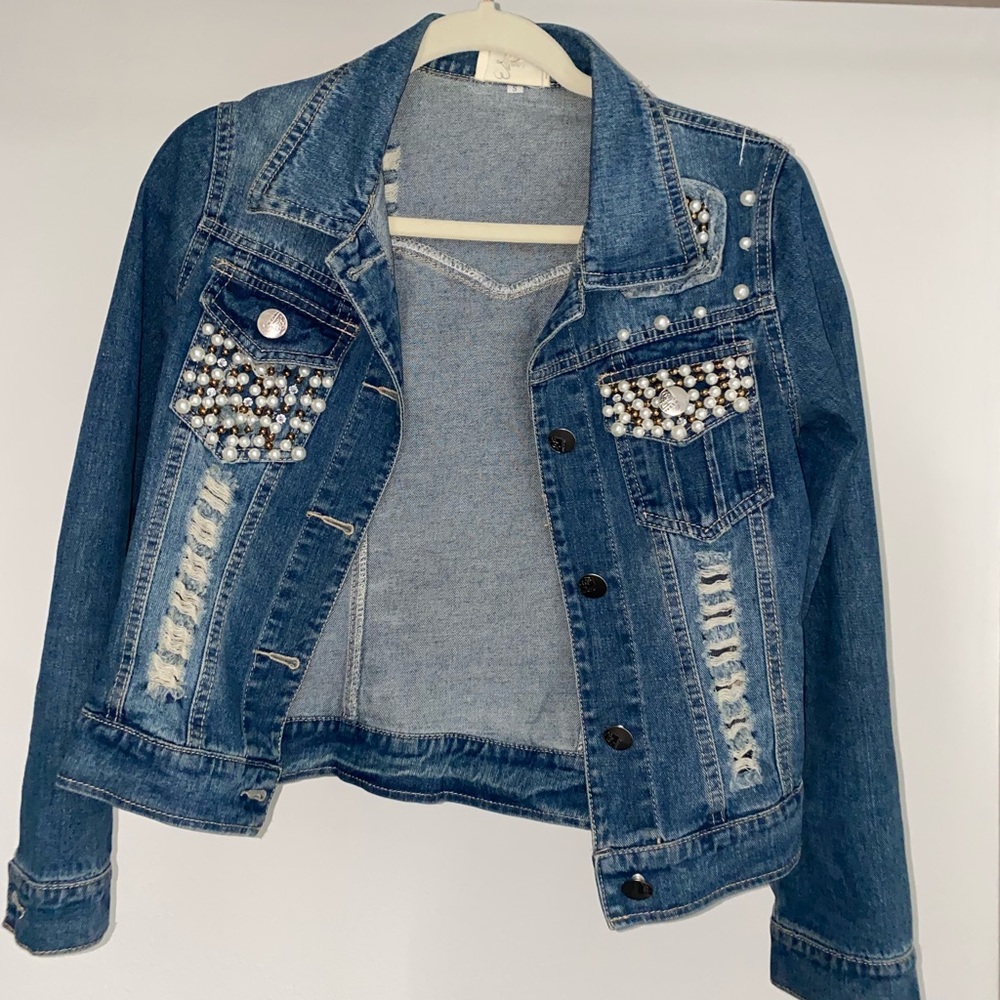 Pearl Design Denim Jacket